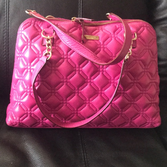 kate spade Handbags - Magenta pink Kate Spade Quilted Purse